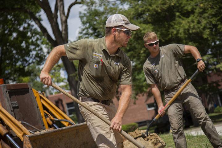 Brady-working-on-Oak-Grove